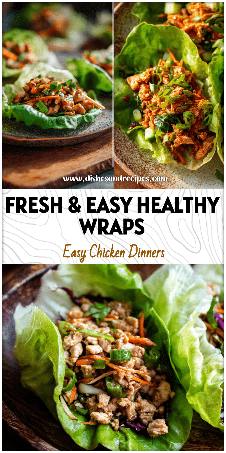 Healthy Chicken Lettuce Wraps – Fresh & Easy Dinner Idea